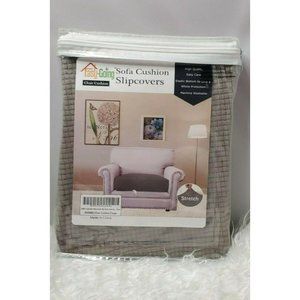 Sofa Seat Cover Soft Couch Protector Slipcover With Elastic Bottom